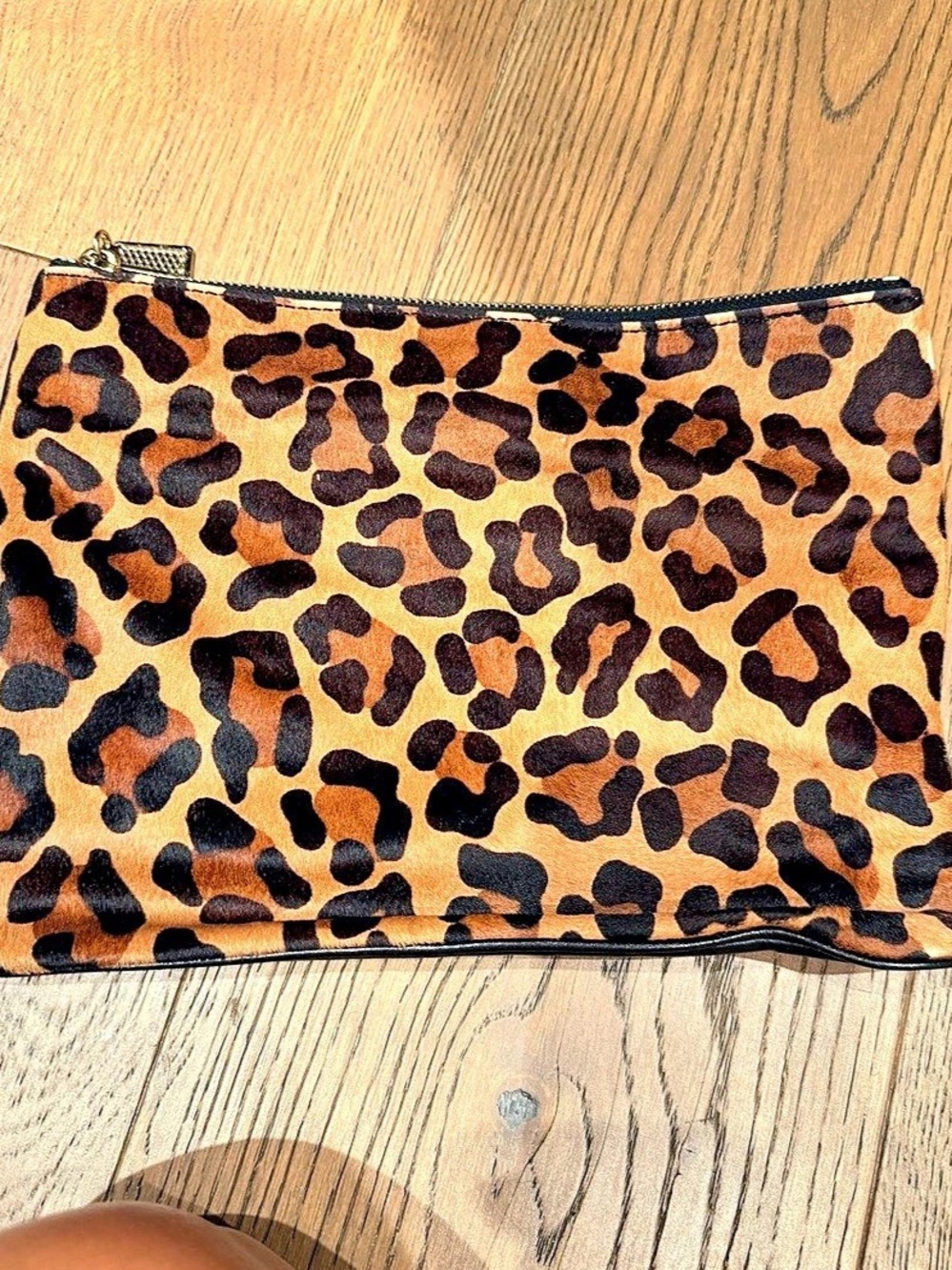 Rebecca Minkoff Leo Clutch in Black & Brown